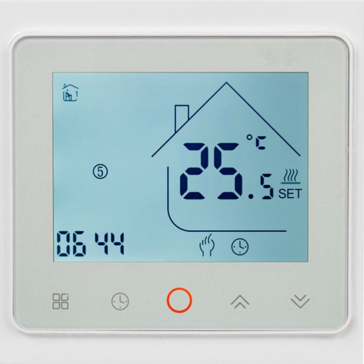 Терморегулятор Heat Plus BHT-002W - GBLW сенсорнй 16А для керування газовим котлом, фото 1