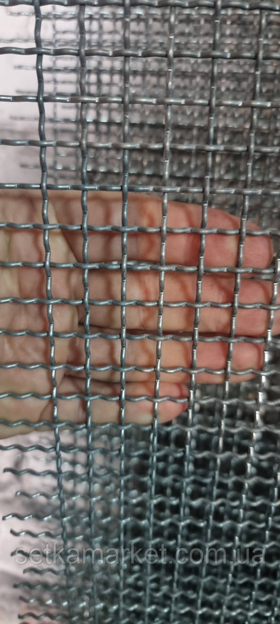 Сітка Канілована, Комірка 10х10 мм, дріт 1.6 мм. Оцинкована