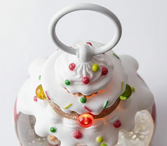 Нічник новорічний Кекс XMAS WDL-25015A 10106, санта, фото 4