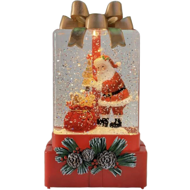 Нічник новорічний Подарунок XMAS WDL-25010A 10104, санта