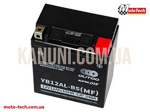 Акумулятор АКБ YB12AL-BS (MF) (12V12AH) OUTDO