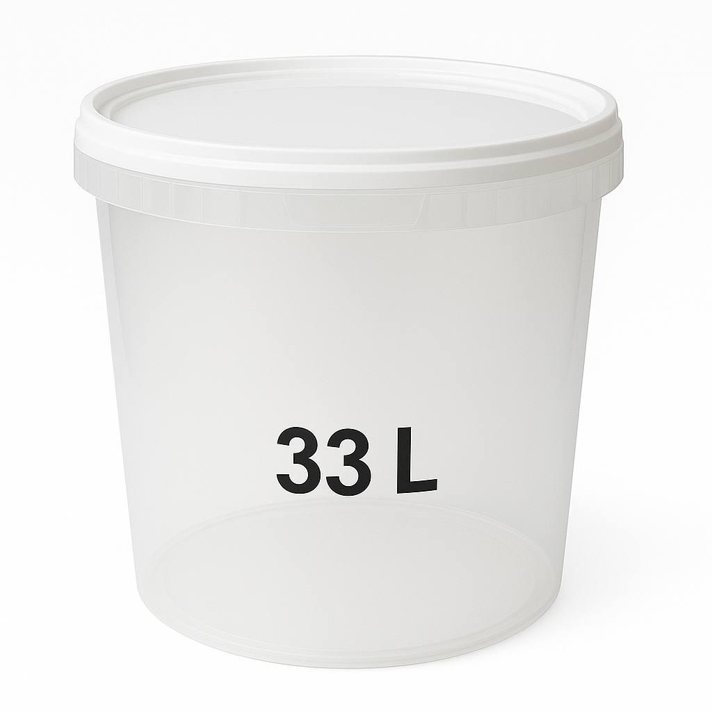 Прозора ємність для бродіння 33л, фото 1