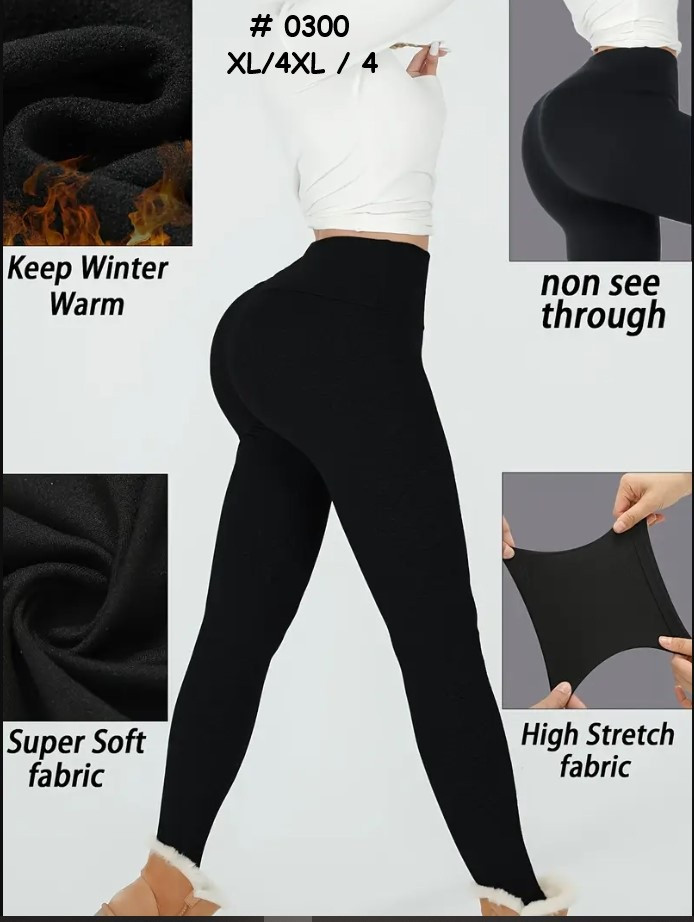 Жіночі лосини на флісі С-03, фото 1