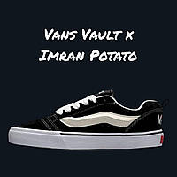 Чоловічі кросівки Vans Vault x Imran Potato Black White Ванс Ванси Чорні Демісезонні
