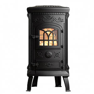 Чавунна дров'яна піч для опалення Nordflam Verdo з варильною поверхнею