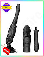 KI Компактна смарт секс-машина Zalo GET ONE Sesh з пультом ДК для задоволення та стимуляції з насадками FIR41_R