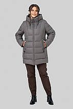 Модний зимовий пуховик Софія р-ри 50-60, фото 2