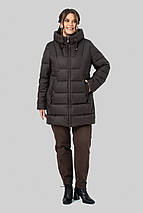 Модний зимовий пуховик Софія р-ри 50-60, фото 5