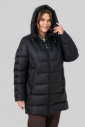 Зимова куртка прямого крою Софія р-ри 50-60, фото 1