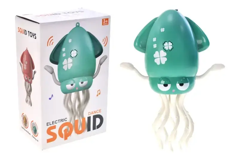 Музична іграшка Кальмар що танцює і пливає, фото 1