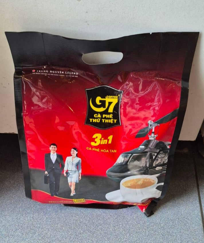 Кава 3в1 G7 розчинна з цукром і кокосовими зливами 800 г "В'єтнам", фото 1