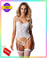 KI Корсет Obsessive Arrowel белый GET ONE для женщин S/M сексуальный корсет для создания соблазнительн FIR41_R