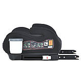 Автокрісло-бустер для авто EL CAMINO ME 1147 i-RIDE Black i-SIZE R129 (125-150 см), isofix, з підсклянником, фото 3