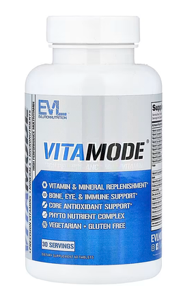 Високоефективні мультивітаміни Evlution Nutrition VitaMode 60 таб., фото 1