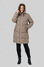 Зимове пальто-пуховик прямого силуету Мілорі, розміри 50-60, фото 3