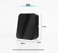 Годинник Deepfox GH-8015 LED цифровий електронний настільний/настінний Будильник Дата Температура (11 х 10см), фото 4