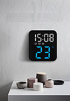 Годинник Deepfox GH-8015 LED цифровий електронний настільний/настінний Будильник Дата Температура (11 х 10см), фото 10