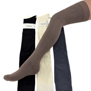 Гольфи жіночі Золото до стегна з м’якою манжетою і протиковзким краєм (5 пар)