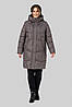 Зимове пальто-пуховик прямого силуету Мілорі, розміри  50-60, фото 10