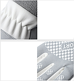 Теплі жіночі рукавички сенсорний з композитної тканини та флісу оптом, фото 9