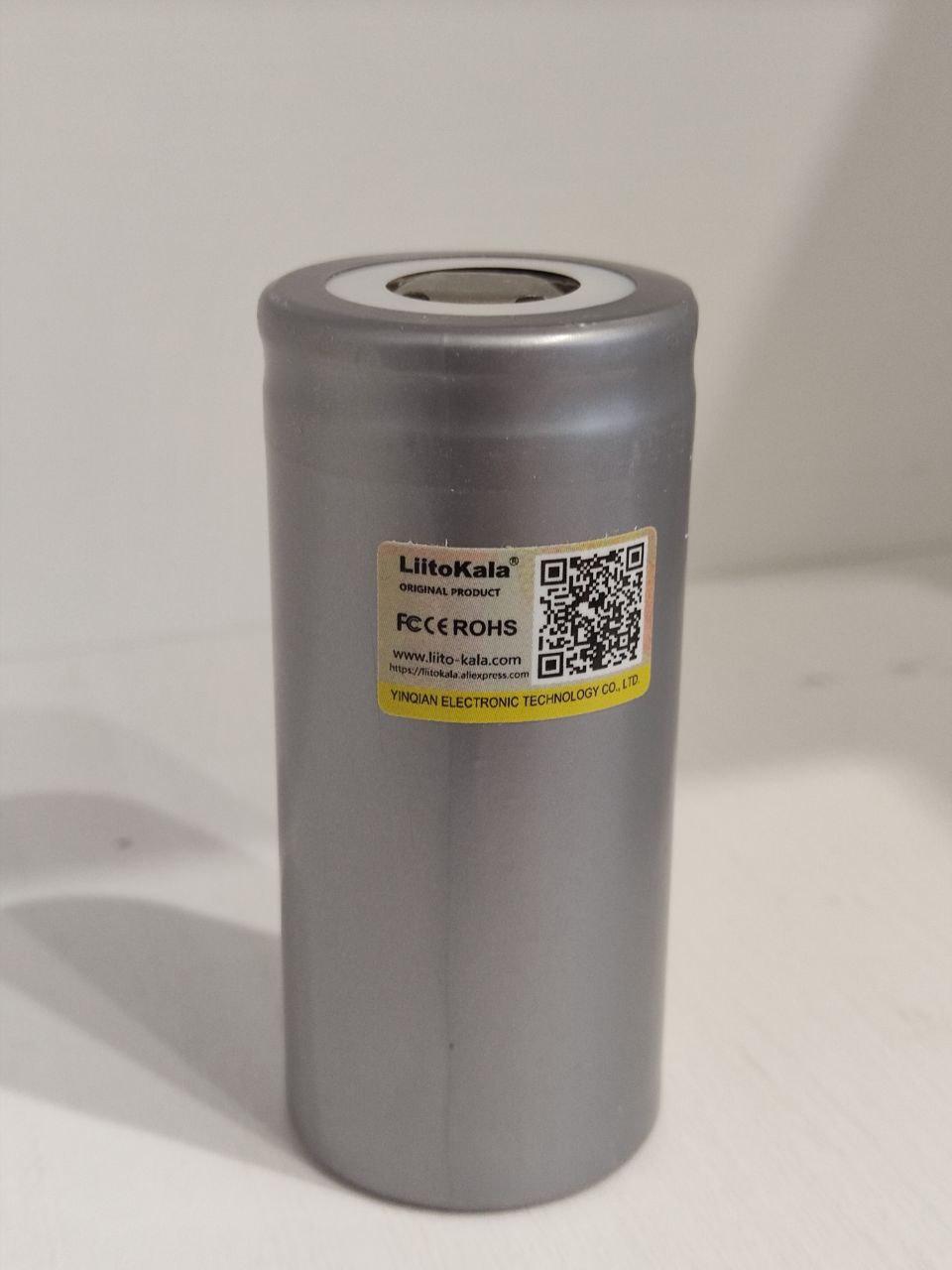 LiitoKala 32700 LiFePo4 3.2v 6500mAh Акумулятор Сірий, фото 1