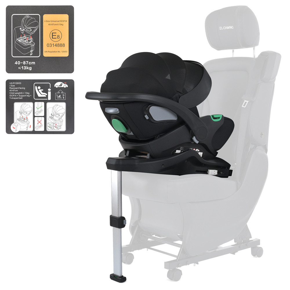 База під автокрісло El Camino ME 1110 i-FIX Base, фото 1