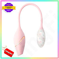 KI Виброяйцо с вакуумным стимулятором GET ONE KISTOY подогрев для вагинальной и клиторальной стимуляци FIR41_R