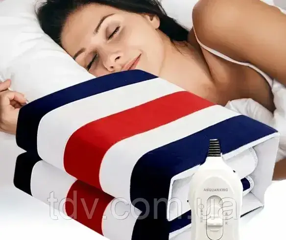 Електропростирадло Electric Blanket 150×120 см, електроматрац з підігрівом у сумці, фото 1