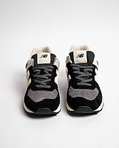 Чоловічі кросівки New Balance 574 U574SBK Black чорні Оригінал, фото 5