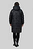 Стильне жіноче зимове пальто з капюшоном Юстина, розміри 50-58, фото 8