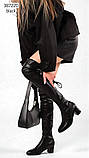 Ботфорти чорні утеплені, фото 2