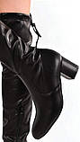 Ботфорти чорні утеплені, фото 5