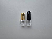 5 мл Круглий скляний прозорий з металевим розпилювачем, спреєм 13/415 міні флакон, пляшка, атомайзер, фото 5