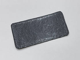 Нашивка Прямокутник 85х42 мм колір чорний, фото 3