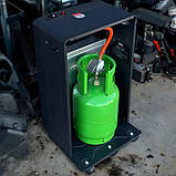 Нагрівач керамічний газовий із балоном 12 л повний комплект зі шлангом і редуктором на склад конвектор, фото 4