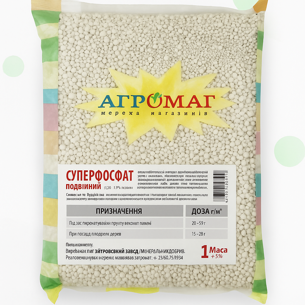 Добриво Суперфосфат подвійний Агромаг 1 кг, фото 1