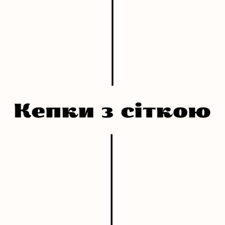 Бейсболки із сіткою