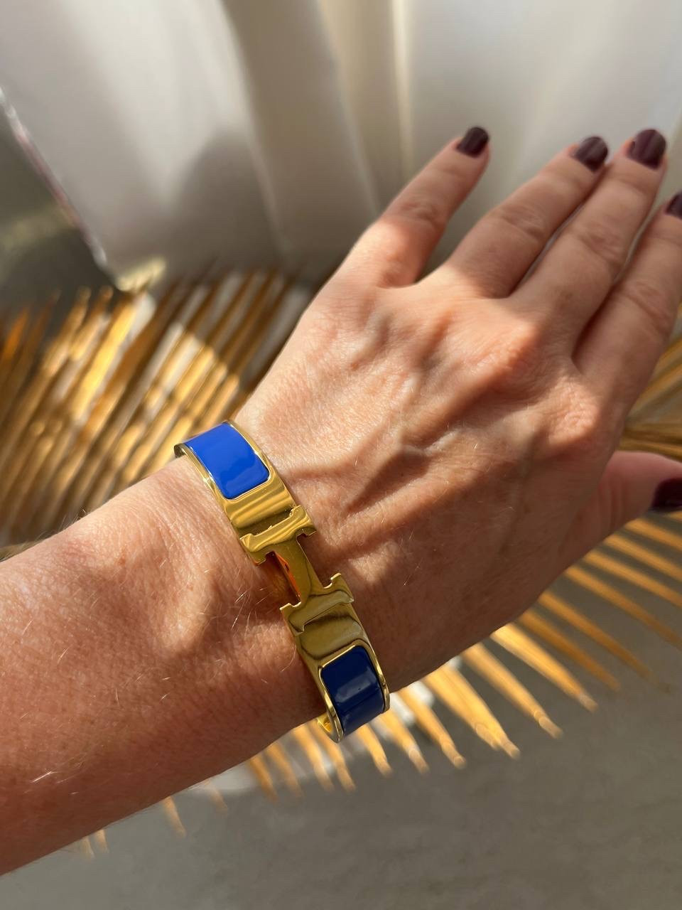 Браслет Hermes Позолота, фото 1