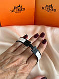 Браслет Hermes чорно-білий, фото 7
