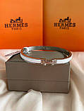 Браслет Hermes біла емаль, фото 4