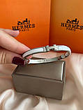 Браслет Hermes біла емаль, фото 7