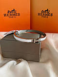 Браслет Hermes біла емаль, фото 8