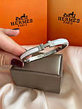 Браслет Hermes біла емаль, фото 10