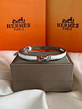 Браслет Hermes біла емаль, фото 9