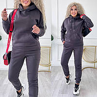 Жіночий теплий костюм тринитка на флісі новинка 2025