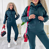 Жіночий теплий костюм тринитка на флісі новинка 2025