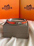 Браслет Hermes емаль / покриття золото 18К, фото 5