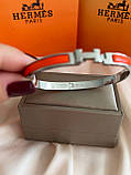 Браслет Hermes емаль / покриття золото 18К, фото 8
