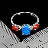 Каблучка. Натуральний опал. Срібло 925., фото 3