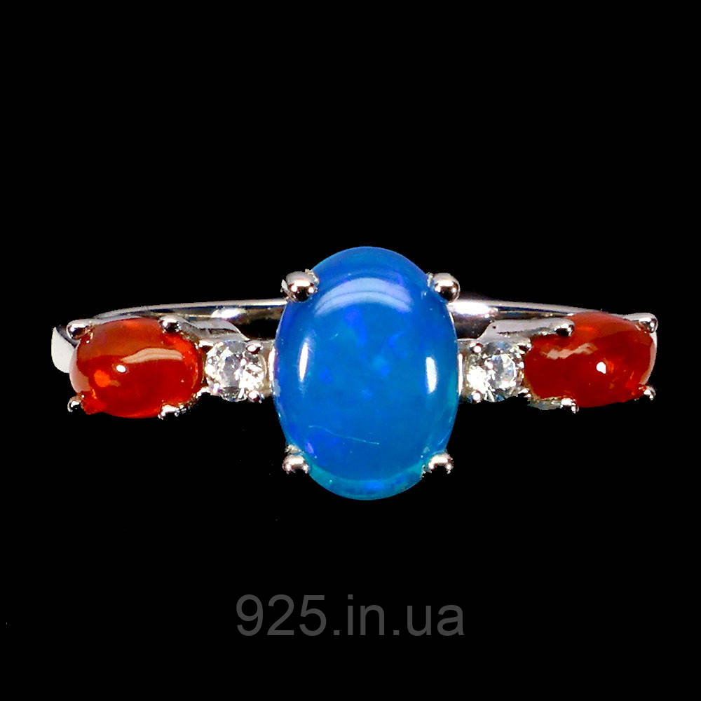 Каблучка. Натуральний опал. Срібло 925., фото 1